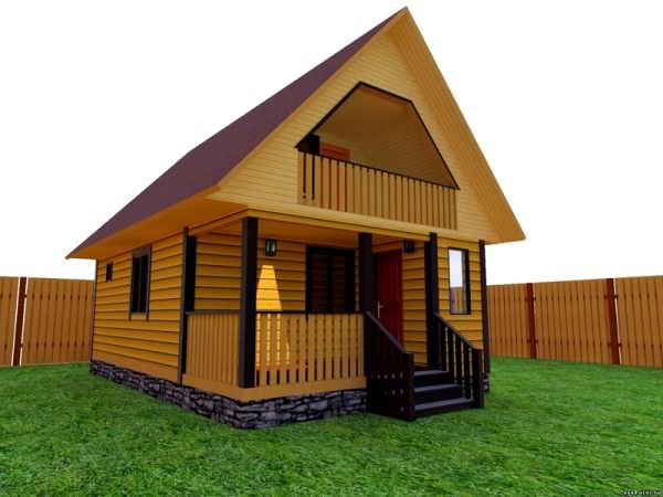 Баня с полатями – оптимальное использование маленького участка – всё о банях