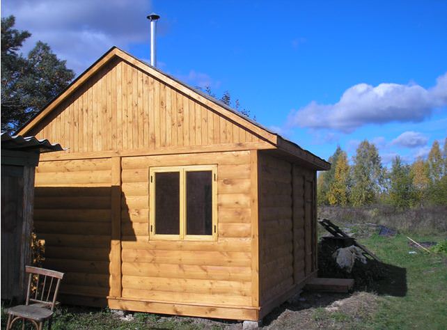 Баня с полатями – оптимальное использование маленького участка – всё о банях