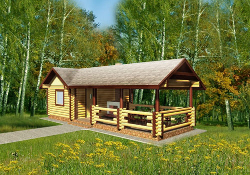 Баня с террасой: анализируем особенности проектов – всё о банях