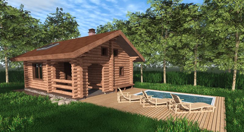 Баня в стиле шале – особенности и устройство – всё о банях