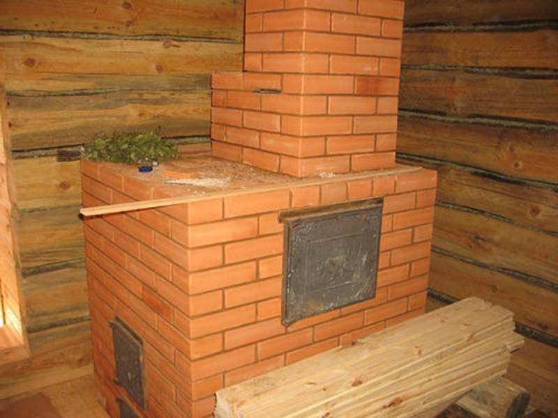 Банная печь из кирпича: технология кладки – всё о банях