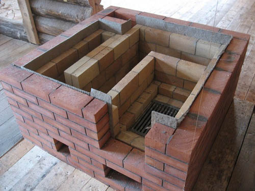 Банная печь из кирпича: технология кладки – всё о банях