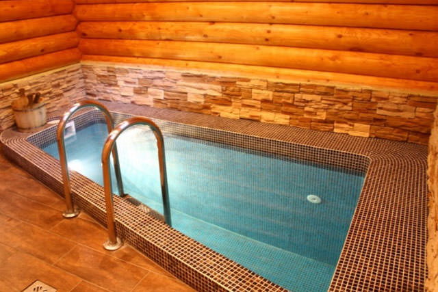 Бассейн в бане своими руками: как построить и сделать маленький мини бассейн, устройство небольшого бассейна из пластика в сауне – всё о банях