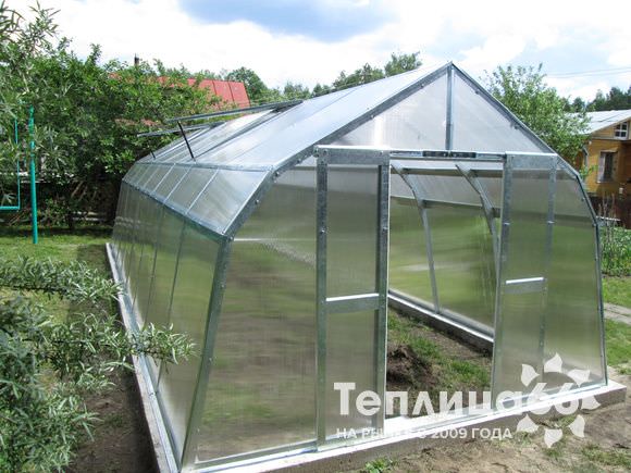 Березка: достоинства усиленной теплицы мансардного типа