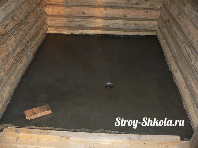 Бетонные полы в бане своими руками: как правильно забетонировать, как сделать по грунту теплый пол, как залить заливку бетоном, чем покрыть стяжку, фото и видео – всё о банях