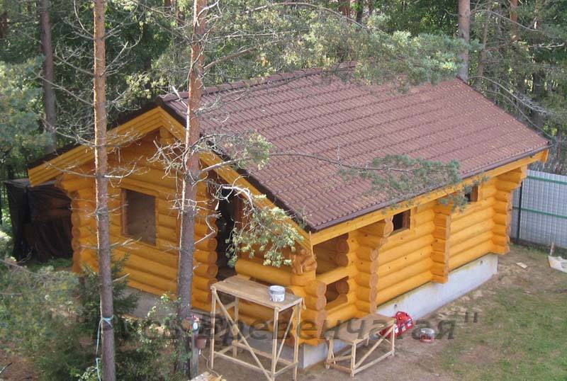 Бревенчатые бани – секреты строительства – всё о банях