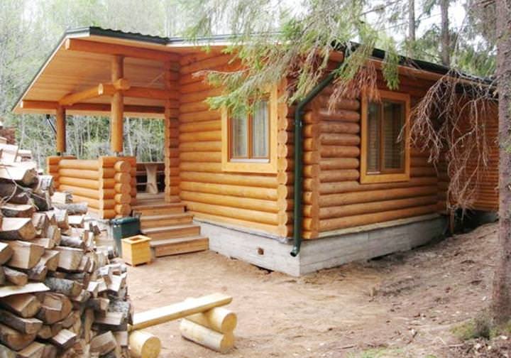 Бревенчатые бани – секреты строительства – всё о банях
