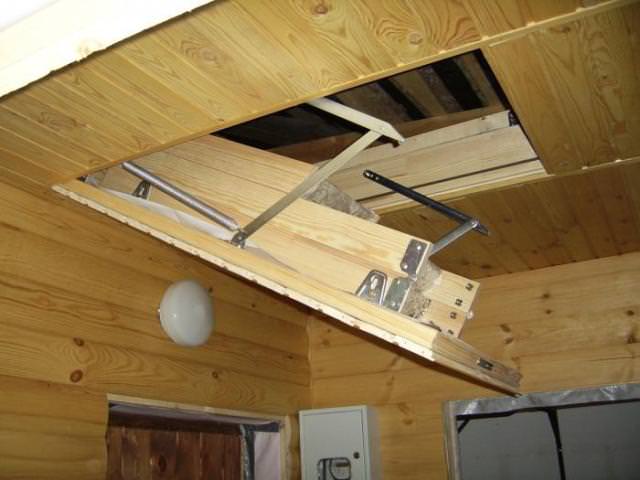 Чердак: люк на чердак, его разновидности и монтаж