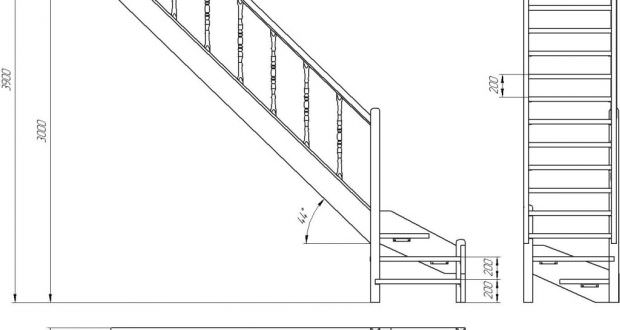 Чертеж лестницы: порядок составления и советы специалистов