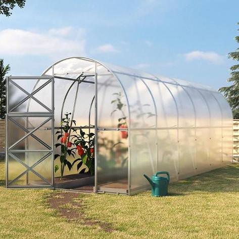 Дачная арочная теплица из поликарбоната