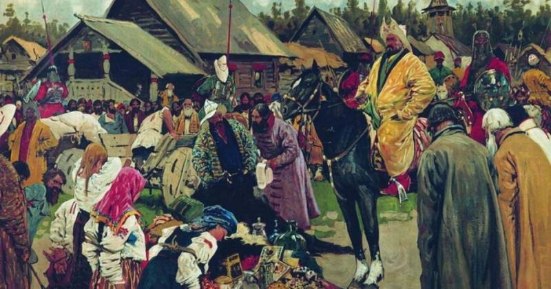 Дань села — история России