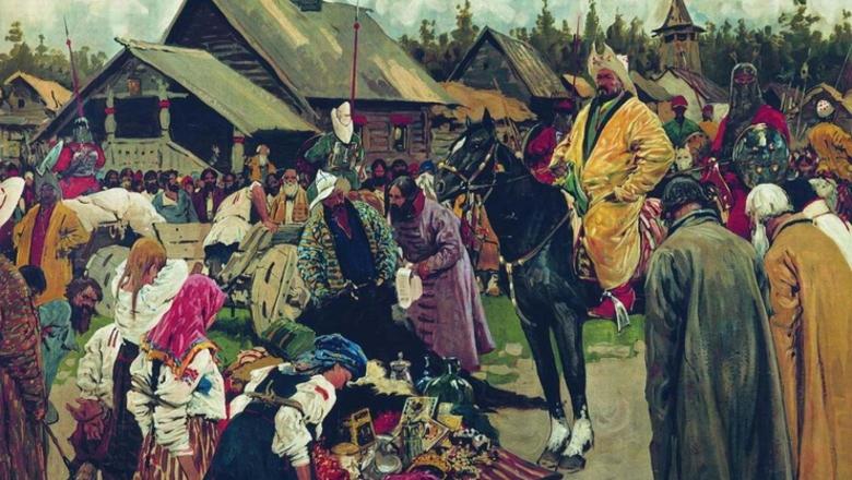 Дань села — история России