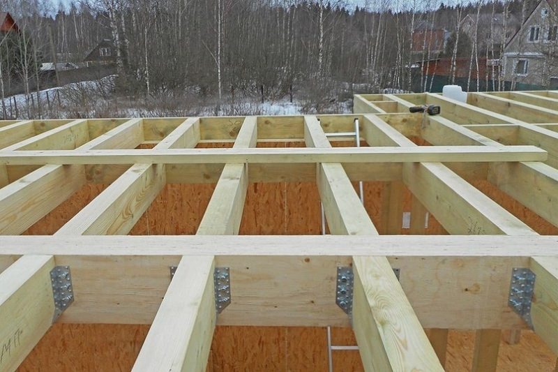 Деревянная балка перекрытия пролет: виды, размеры и расчет