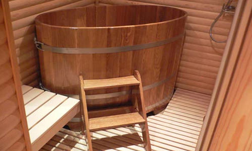 Деревянные купели для бани: как выбрать и где установить – всё о банях
