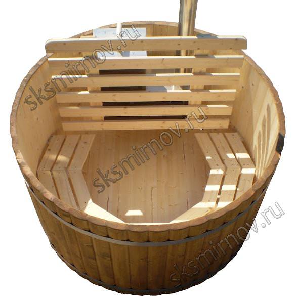 Деревянные купели для бани: как выбрать и где установить – всё о банях
