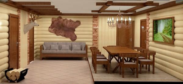 Дизайн комнаты отдыха в бане: лаконичность и целесообразность – всё о банях