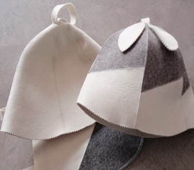 Для чего нужны шапки для бани и как их сделать – всё о банях