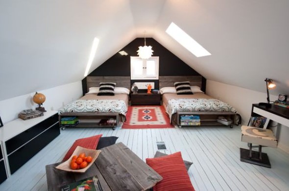 Дом, чердак, крыша – переоборудование чердака в жилую комнату