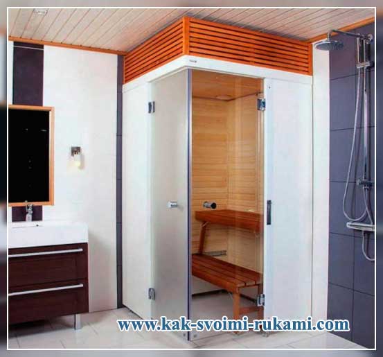 Домашняя сауна в квартире: электрическая мини сауна в ванной комнате, компактная печь, как сделать маленькую встроенную сауну в доме, фото и видео – всё о банях