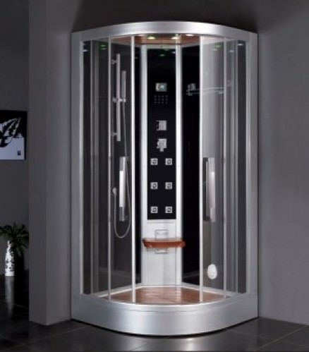 Душевая кабина в баню: специфические устройства и методы их монтажа – всё о банях