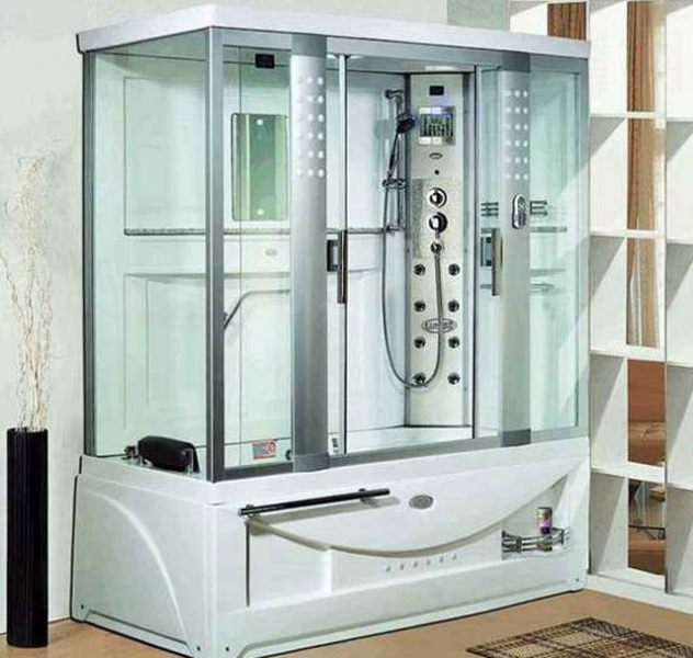 Душевые боксы с сауной – особенности устройства – всё о банях