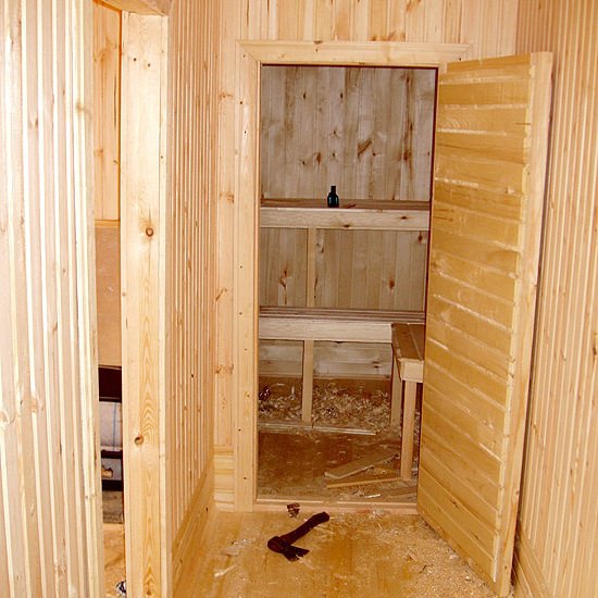 Дверь в парную: деревянные двери для парилки своими руками, установка – всё о банях