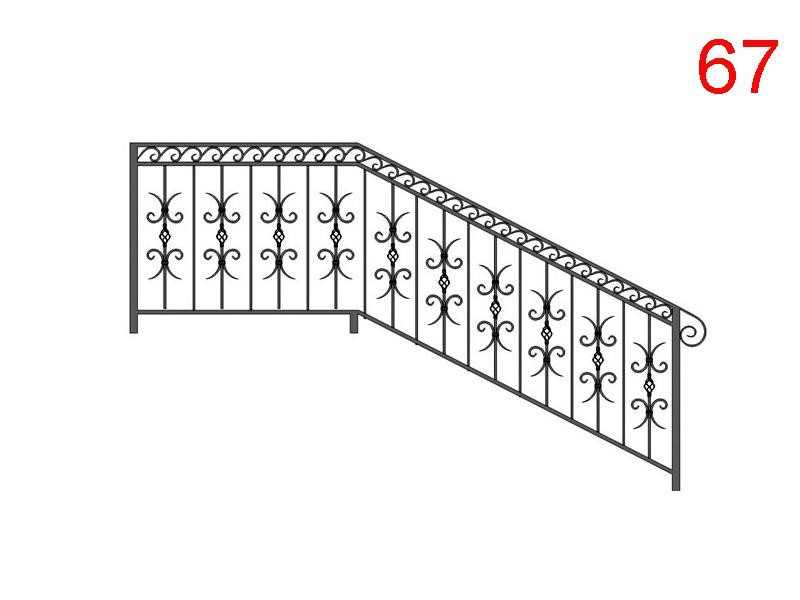 Эскизы кованых перил и особенности данного изделия