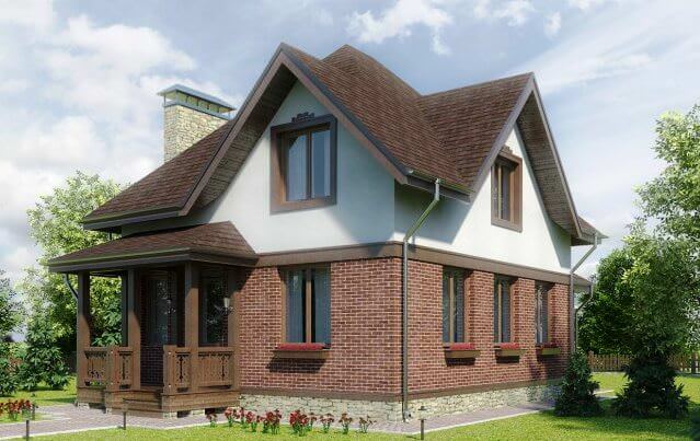 Фасад мансардного этажа: типы отделки и правила обустройства