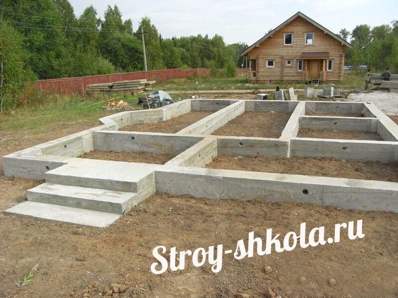 Фундамент своими руками под дом с подвалом: технология стройки