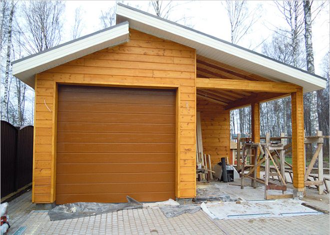 Гараж с баней под одной крышей – как воплотить проект – всё о банях