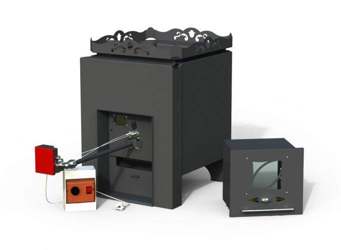 Газодровяные и дровяные печи для бани – всё о банях