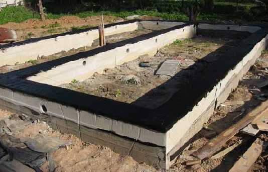 Гидроизоляция ленточного и плитного фундамента своими руками + как сделать битумную мастику – всё о банях