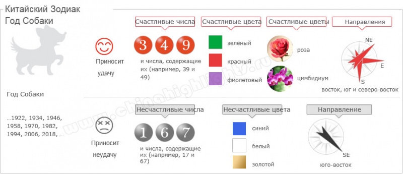 Год Собаки —  судьба и характер знака в разных аспектах жизни, совместимость
