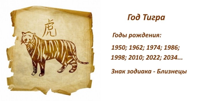 Год Тигра — судьба и характер знака в разных аспектах жизни, совместимость