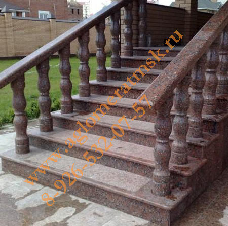 Гранитные балясины — преимущества натурального камня