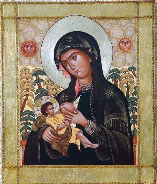 Икона Божией Матери «Млекопитательница» — описание, кому и для чего ей молиться, где найти