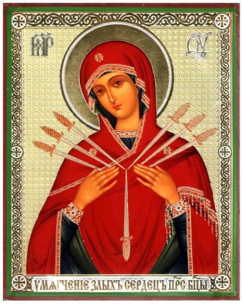 Икона Семистрельная: значение, в чем помогает