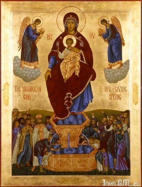 Икона живоносный источник: когда поможет и как правильно молиться