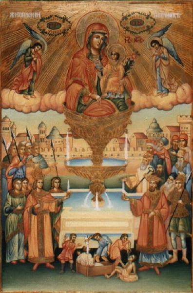 Икона живоносный источник: когда поможет и как правильно молиться