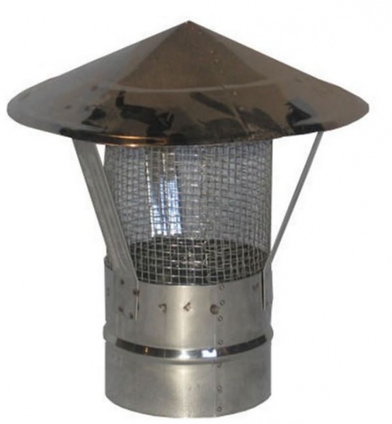 Искрогаситель на дымоход: как можно снизить “искровый выхлоп” + пример самоделки – всё о банях