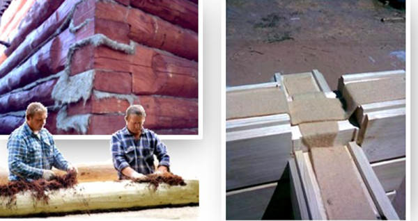 Используем межвенцовый утеплитель для бани – всё о банях