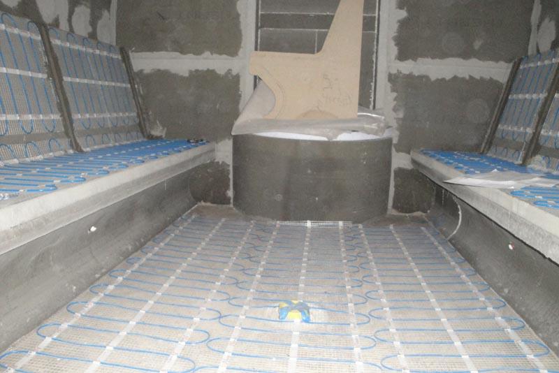 Из чего лучше сделать тёплый пол в хамаме? – всё о банях