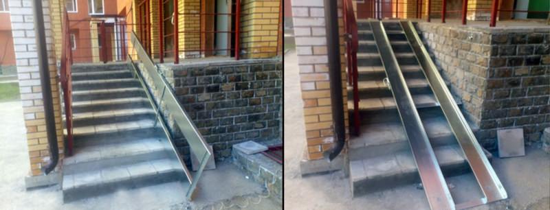 Изготовление пандуса из металла:материалы и последовательность работ
