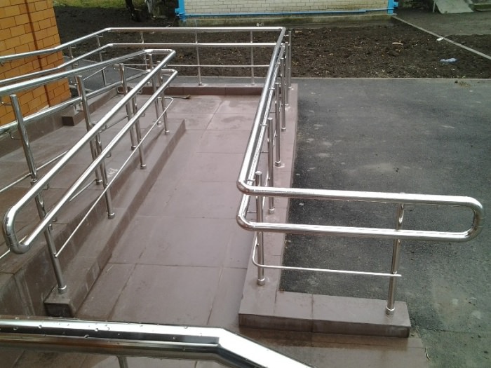 Изготовление пандуса из металла:материалы и последовательность работ