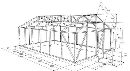 Как осуществить расчет теплицы из поликарбоната?