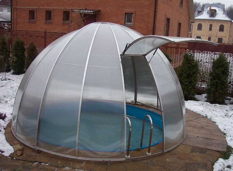 Как построить бассейн в теплице