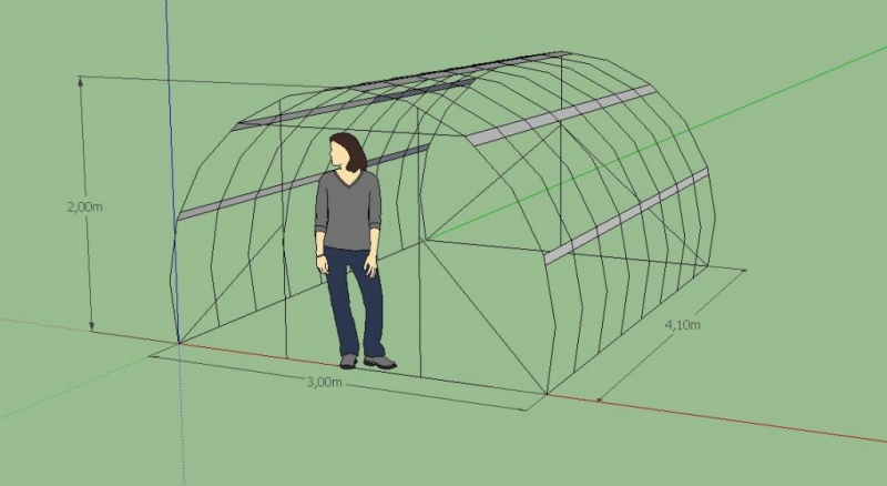 Как построить теплицу из арматуры