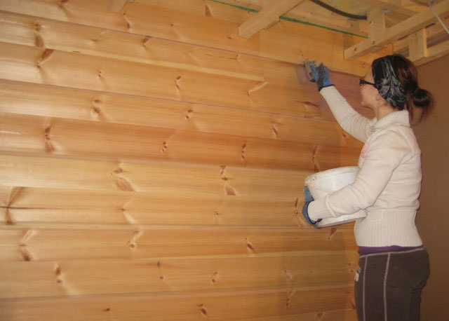 Как правильно производится покраска бани – всё о банях