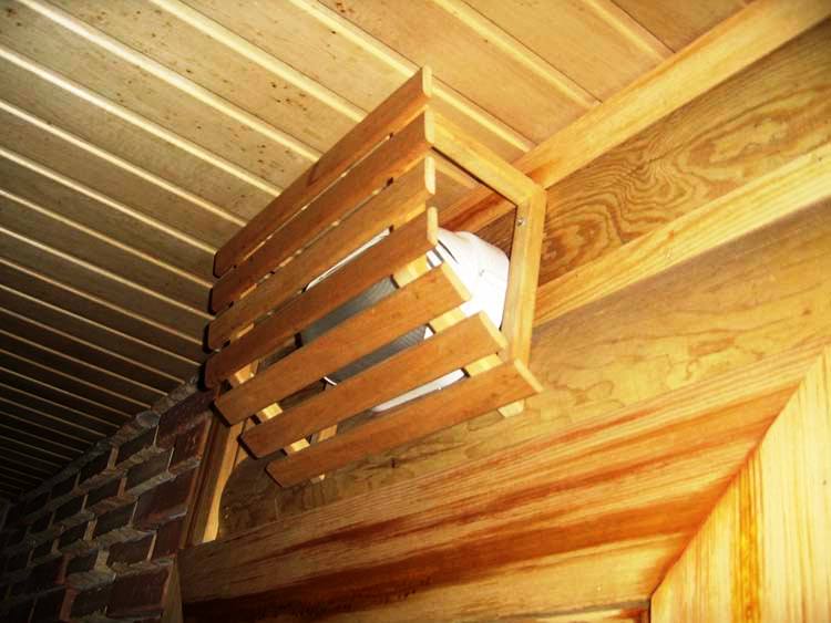 Как правильно сделать свет в бане – всё о банях