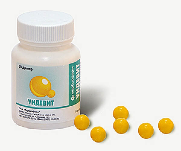 Как принимать ундевит в драже
